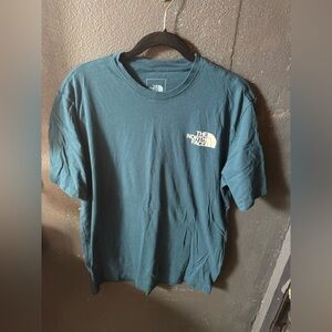 The North Face Deep Teal Crew Neck With Bus Graphic